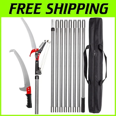Extendable 27FT 3-in-1 Pole Saw and Tree Pruner with Safety Blade & Scissors - image 1 of 4
