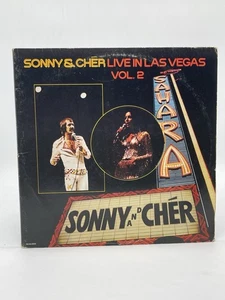 SONNY & CHER LIVE IN LAS VEGAS VOL 2 2-LP SET VG+ VINYL RECORD GATEFOLD MCA 1973 - Picture 1 of 9