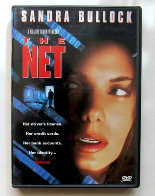 The Net  - Widescreen/Standard 1995 DVD Good Plus Condition Sandra Bullock - Image 1 of 3