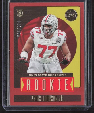 2023 Panini Legacy #177 Paris Johnson Jr. Red #/299 - Image 1 of 2