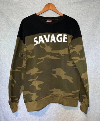 SUDADERA CAMUFLAJE PHAT FARM SAVAGE HOMBRE TALLA M Foto 1 de 4