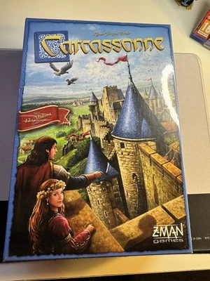 Carcassonne Board Game Z-Man Games 2019 - River and Abbot Expansions -New Sealed - Image 1 of 4