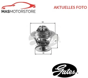 KÜHLFLÜSSIGKEIT KÜHLER THERMOSTAT GATES TH12588G1 P FÜR MAZDA 121 III 1.8 D - Picture 1 of 5