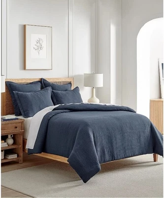 Levtex Reede Muslin Textured 3-Pc. Comforter Set, King/California King T4104112 - Image 1 of 4