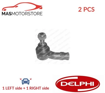 TRACK ROD END RACK END PAIR DELPHI TA1665 2PCS I NEW OE REPLACEMENT - Image 1 of 4