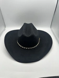 Cody James 3X Black Felt Cowboy Hat Youth Size L/XL – Western Rodeo Style READ! - Picture 1 of 10