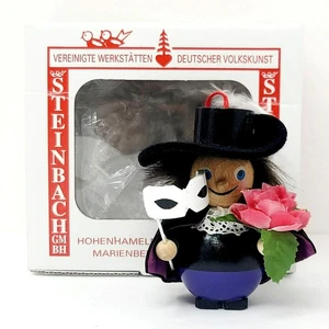 Vintage Steinbach Phantom der Oper Holz Weihnachtsschmuck Anhänger & Box NOS - Bild 1 von 10
