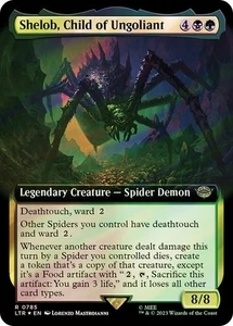 MTG - Shelob, Child of Ungoliant - Surge Foil - Ext - Lord of the Rings - Magic - Picture 1 of 1