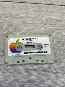 Vintage Apple Computer Applesoft IIa Cassette 1977 Microsoft 16K Floating BASIC - Picture 1 of 3