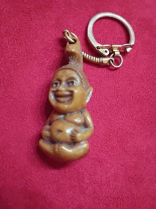 NUEVO Llavero Buda AKAAKA Hawaiano CocoJoe's Madera Napa - Imagen 1 de 2