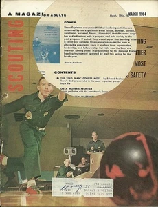 VINTAGE PFADFINDER - 1964 PFADFINDERZEITSCHRIFT - MÄRZ - WIE BESEHEN - Bild 1 von 1