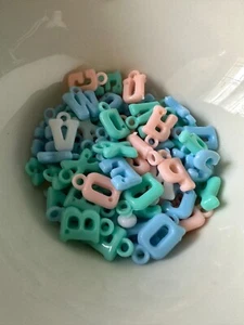 100 pcs ABC beads Letters charms Alphabets beads for beading crafts diy - Picture 1 of 6