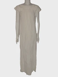 Vintage 70's-80's Long White Dress Embroidery Size Small - Picture 1 of 3