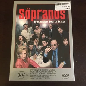 The Sopranos - Complete Fourth Season - 4 DVD Series Region 4 Brand New SEALED - Picture 1 of 3