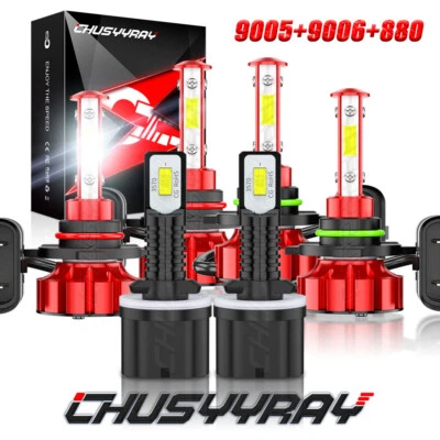 6X Combo de faros antiniebla 6500K 4 lados para Buick Rendezvous 2002-2007 Foto 1 de 4