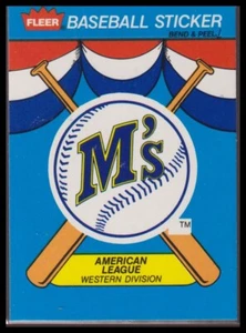 1989 Fleer #NNO Seattle Mariners Team Stickers - Bild 1 von 2