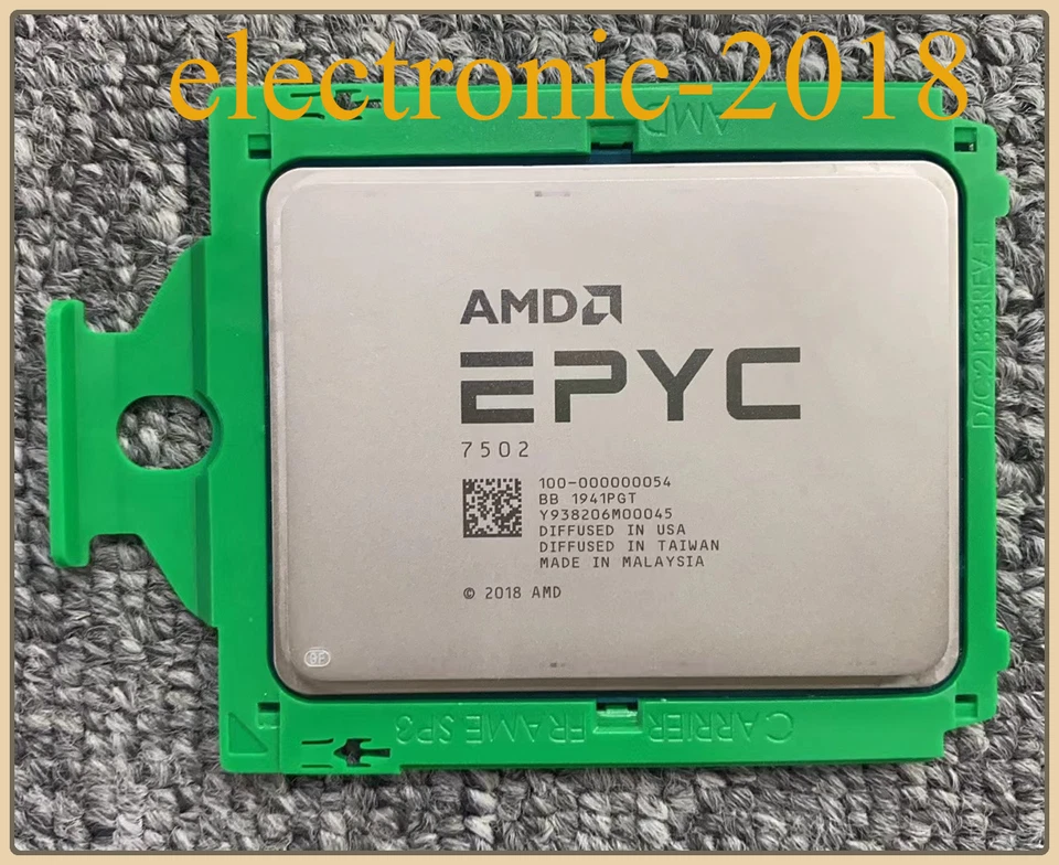 AMD epyc 7502 CPU processor 2.5ghz 32-core 128mb cache sp3 180w 100 000000054 - Image 1 of 1