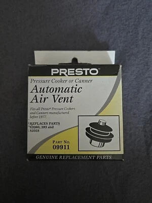 Presto 09911 Pressure Cooker / Canner Automatic Air Vent - Image 1 of 2