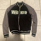 Wicked Defy Gravity Broadway. Woman’s Full Zippered Jacket Stitched Size Medium