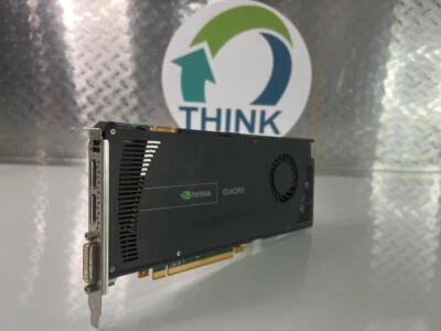 DELL Quadro 4000 0731Y3 2GB VideoCard HP DVI,DP  TESTED - Image 1 of 4