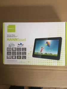 New OS Hannspree 10.1” Android WIFI Tablet Pad with IPS touch screen panel - Picture 1 of 5