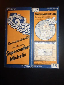 Carte michelin 57 verdun wissembourg 1932 - Picture 1 of 1