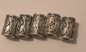 Beard Beads Gunmetal Antique Style Norse Viking Bead - Picture 1 of 1