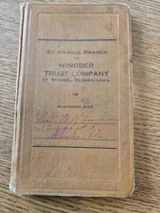 Windber Trust Co St Michael Branch Bankbuch PA - Bild 1 von 3