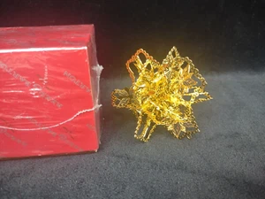 Reed And Barton Interlace Weihnachtsstern Christbaumschmuck Vintage mit Box - Bild 1 von 9