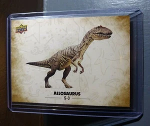 2015 Upper Deck Dinosaurs Allosaurus #S-3 Trading Sticker Card - Picture 1 of 2