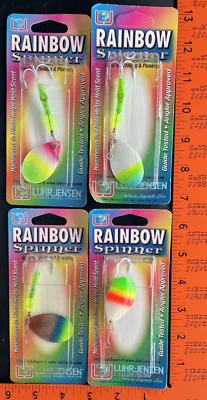 4 LUHR-JENSEN CLEARWATER FLASH SPINNERS. MULTICOLOR. 2273-007-XXXX. SZ 7 - Image 1 of 4