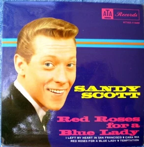 SANDY SCOTT-RED ROSES FOR A BLUE LADY-EP 45 RPM 7" - Imagen 1 de 4
