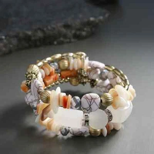Marvelous Multi Color Jasper Plushy Bracelet for Women and Girls - Picture 1 of 6