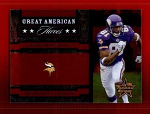 2005 Leaf Rookies and Stars Great American Heroes Red #GAH20 Nate Burleson. - Picture 1 of 2