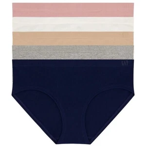 GapBody Women's 5 Pack Seamless Hipster Size M Pink White Beige Grey Navy - Picture 1 of 6