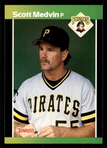 Scott Medvin 1989 Donruss #597 Piratas de Pittsburgh - Imagen 1 de 2
