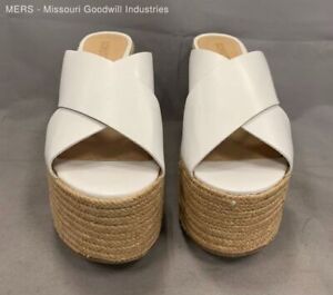 Schutz "Judy" Women's White Heels - Size 9B
