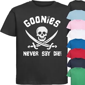 CAMISETA GOONIES NEVER SAY DIE NIÑOS Películas Películas Citas Años 80 Geek - Imagen 1 de 18