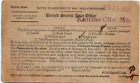 8 CENTS FRAIS DE PORT DUS Kansas City MO 1927 carte postale vintage postée -T-86