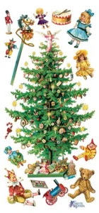 "PEGATINA VIOLETA - ÁRBOL DE NAVIDAD VICTORIA - 8" x 3 3/4" (20cm x 9cm) - Imagen 1 de 1