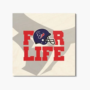 Montaña rusa cuadrada deportiva Houston Texans for Life de la NFL - Imagen 1 de 3
