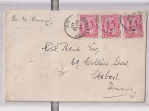 KANADA #90 BRIEF Vancouver nach Hotbart Tasmanien 1907 - Bild 1 von 1