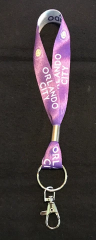 Orlando City Soccer Keychain Lanyard Wristlet 8.5” New Without Tag Cover