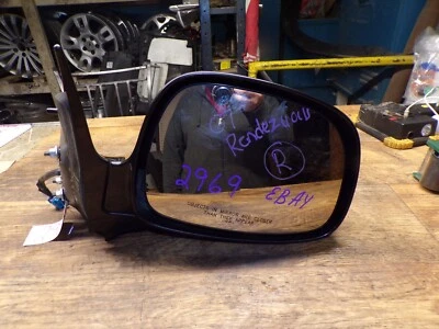 2002-2007 BUICK RENDEZVOUS *BLACK* POWERED RIGHT PASSENGER DOOR MIRROR ASSEMBLY - Image 1 of 4