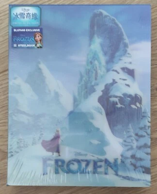 Blufans Exc#13 Frozen 3D+2D+CD Steelbook Blu-Ray Lenticular (ANNA) NEW&SEALED!!! - Image 1 of 4
