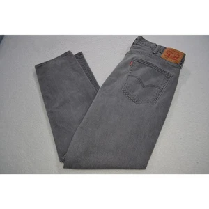 Levis 541 Jeans Mens Size 38 x 33 Athletic Straight Fit Gray Cotton Blend - Picture 1 of 10