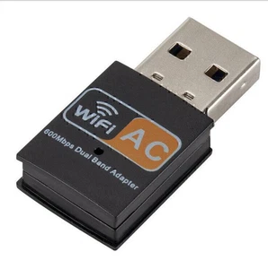 600M Dual-Band Mini 5G Wireless Network Card Computer External USB WIFI Adapter - Zdjęcie 1 z 5