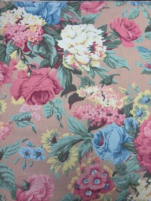 Vintage 60" W Concord Fabric Joan Kessler 10 oz per Yd Light Cotton Canvas  BTY - Image 1 of 4