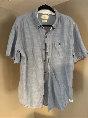 Weatherproof Country Twill Mens Light Blue Button-Down  Shirt XL - Image 1 of 2