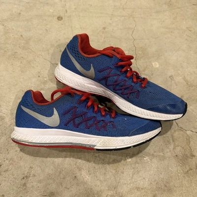 NIKE ZOOM PEGASUS 32 Juvenil 6.5y/Mujer 8 Azul/Rojo 759968-404 Foto 1 de 4
